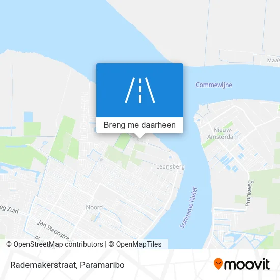 Rademakerstraat kaart