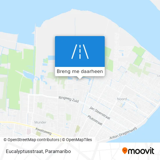 Eucalyptusstraat kaart
