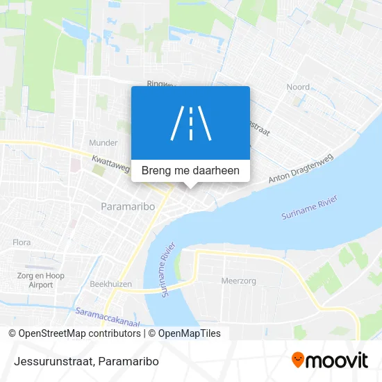 Jessurunstraat kaart