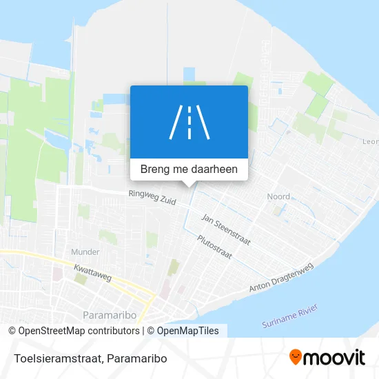 Toelsieramstraat kaart