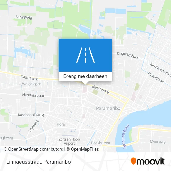 Linnaeusstraat kaart