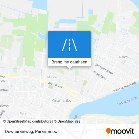 Dewnarainweg kaart