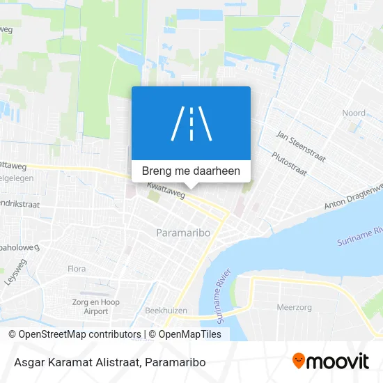 Asgar Karamat Alistraat kaart