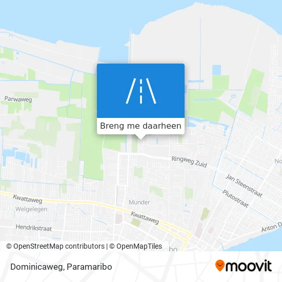 Dominicaweg kaart