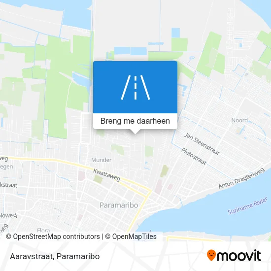 Aaravstraat kaart