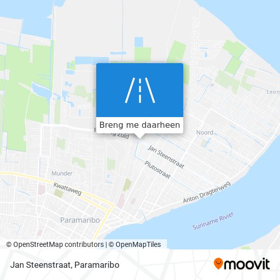 Jan Steenstraat kaart