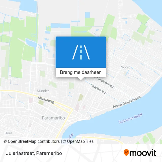 Julariastraat kaart