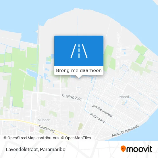 Lavendelstraat kaart