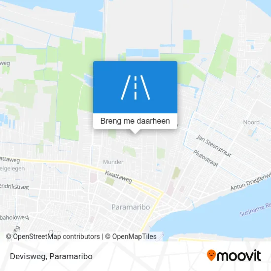 Devisweg kaart