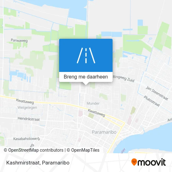 Kashmirstraat kaart