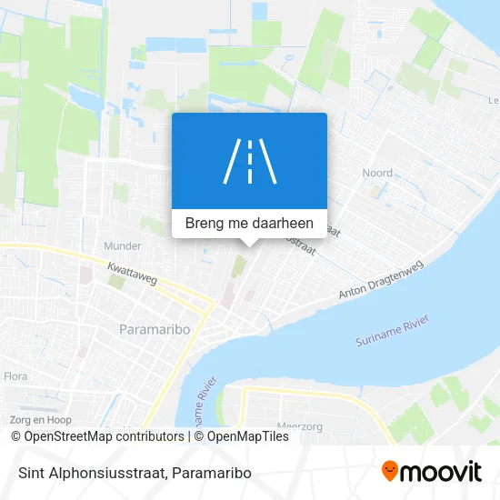 Sint Alphonsiusstraat kaart