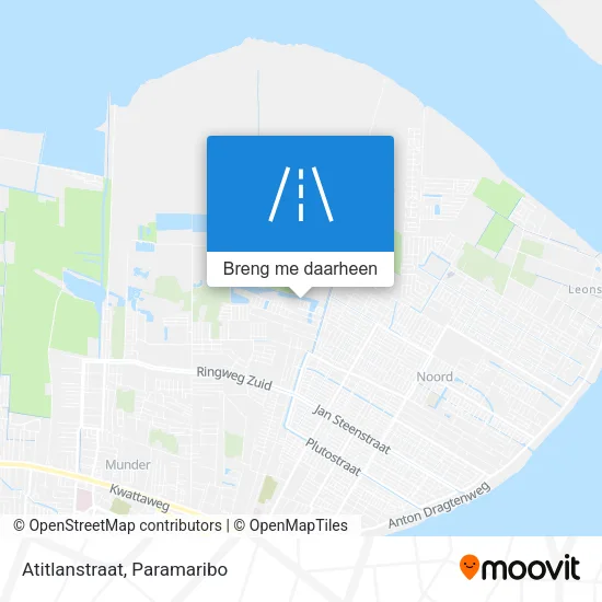 Atitlanstraat kaart