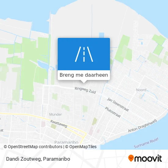 Dandi Zoutweg kaart