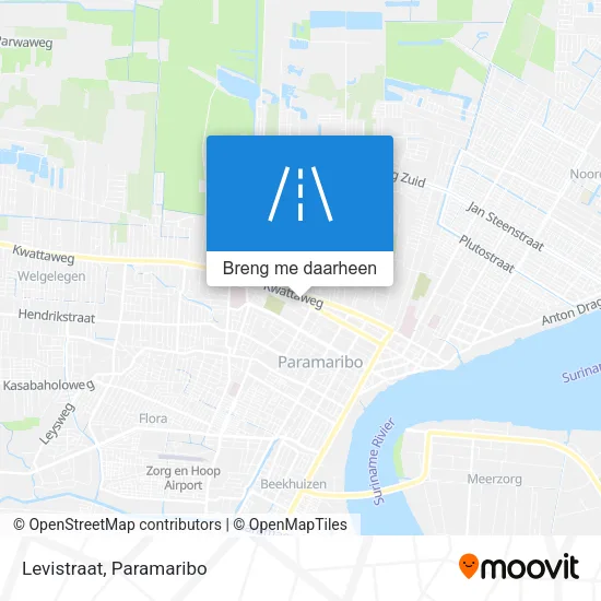 Levistraat kaart