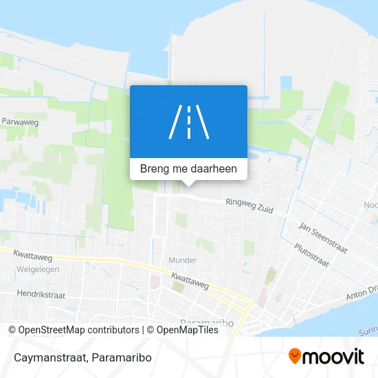 Caymanstraat kaart