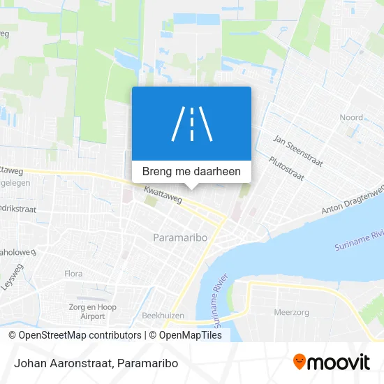 Johan Aaronstraat kaart
