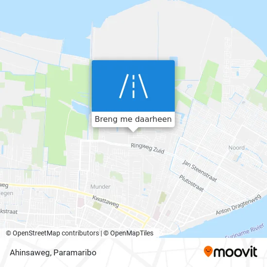 Ahinsaweg kaart