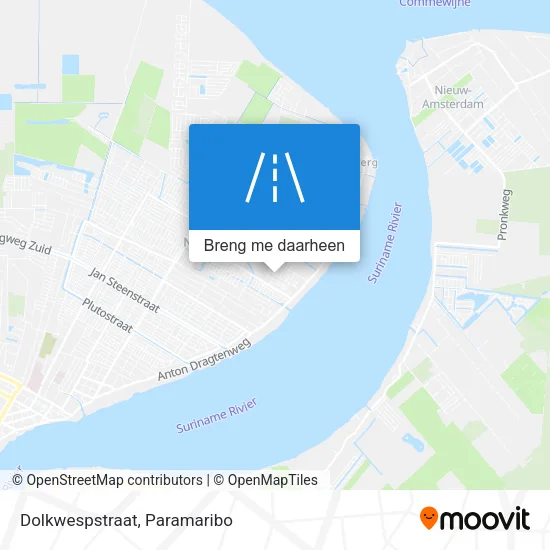Dolkwespstraat kaart