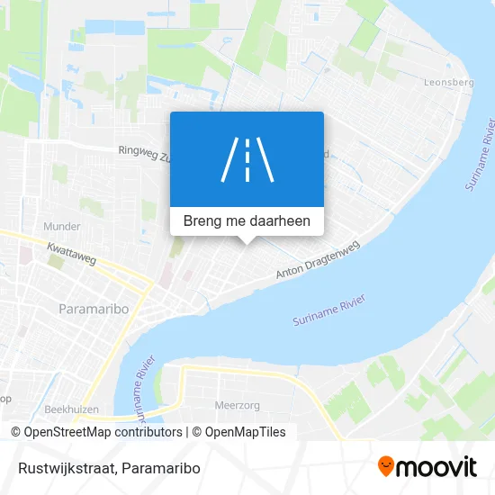 Rustwijkstraat kaart