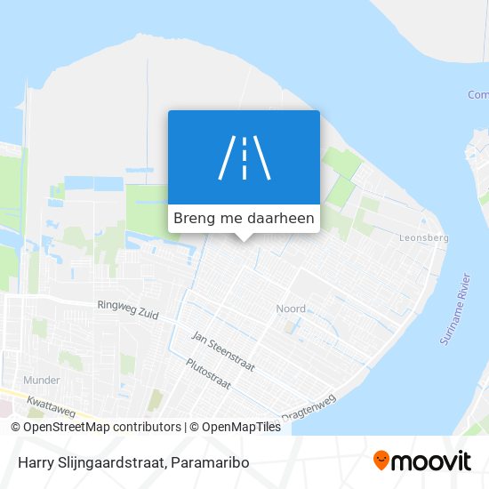 Harry Slijngaardstraat kaart