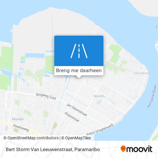 Bert Storm Van Leeuwenstraat kaart