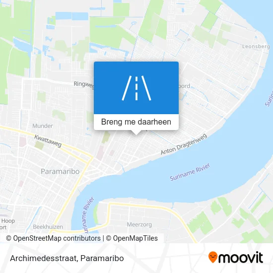Archimedesstraat kaart