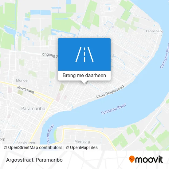 Argosstraat kaart