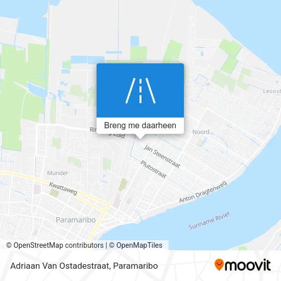 Adriaan Van Ostadestraat kaart