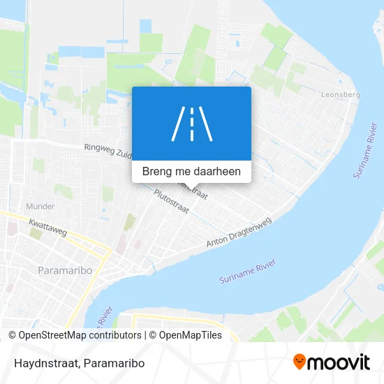 Haydnstraat kaart