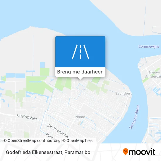 Godefrieda Eikensestraat kaart