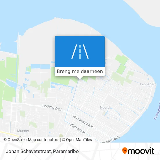 Johan Schavetstraat kaart