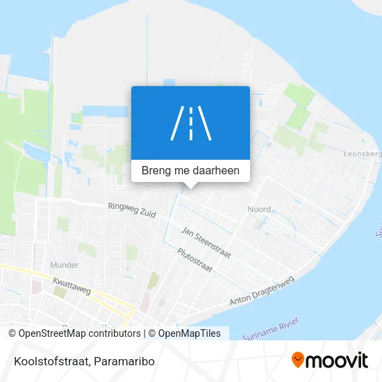 Koolstofstraat kaart