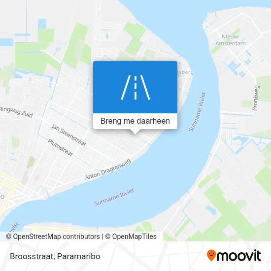 Broosstraat kaart
