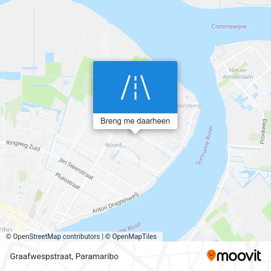 Graafwespstraat kaart