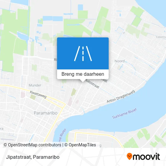 Jipatstraat kaart