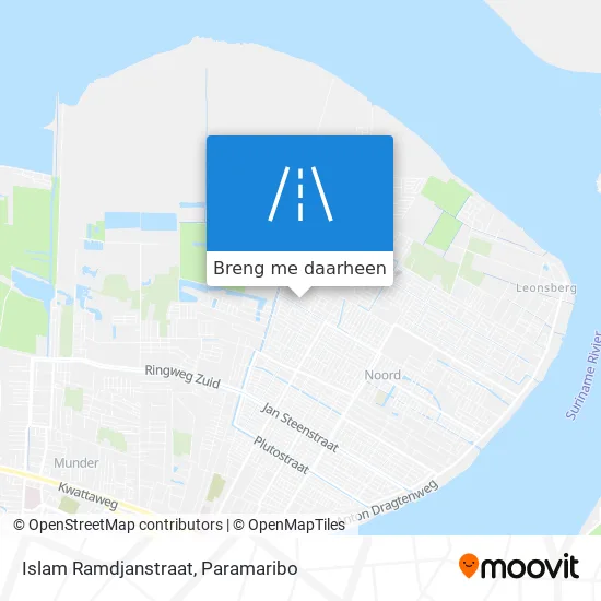 Islam Ramdjanstraat kaart