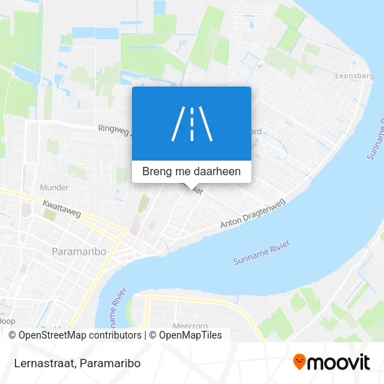Lernastraat kaart