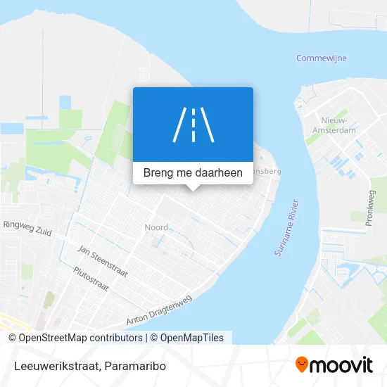 Leeuwerikstraat kaart