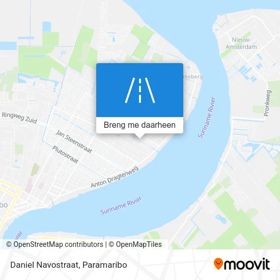 Daniel Navostraat kaart