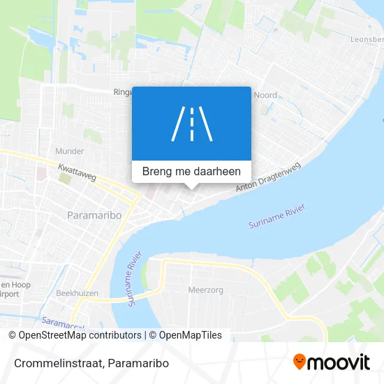 Crommelinstraat kaart