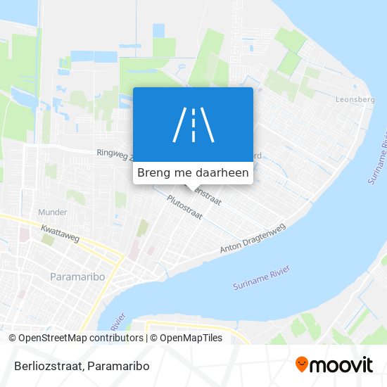 Berliozstraat kaart