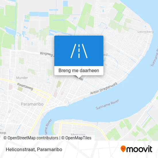 Heliconstraat kaart