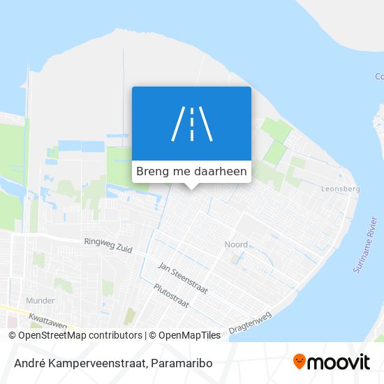 André Kamperveenstraat kaart