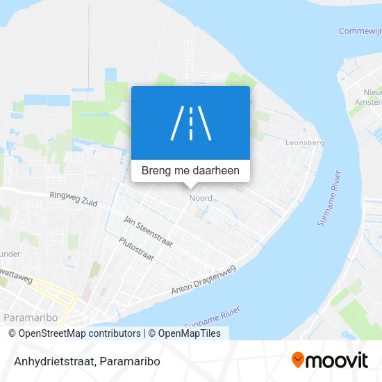 Anhydrietstraat kaart