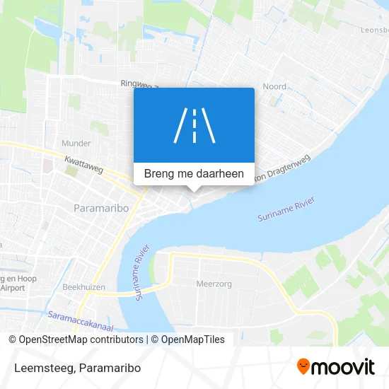 Leemsteeg kaart