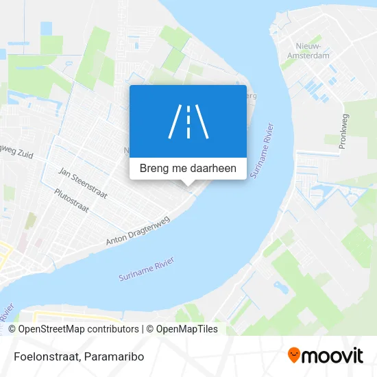 Foelonstraat kaart