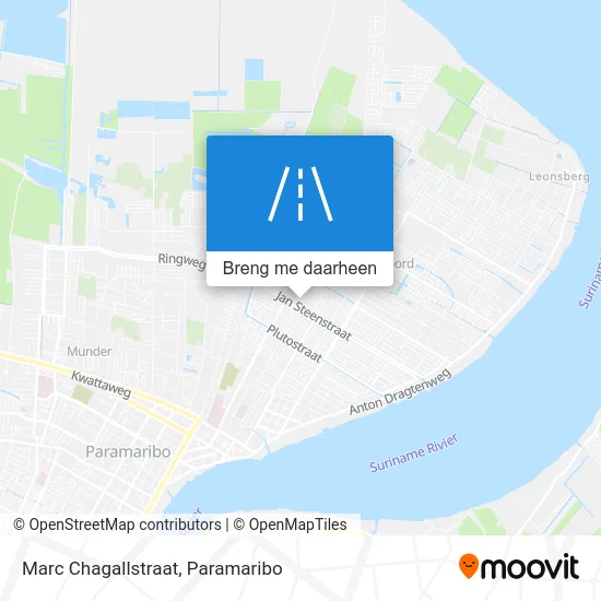 Marc Chagallstraat kaart