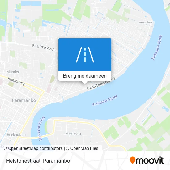 Helstonestraat kaart