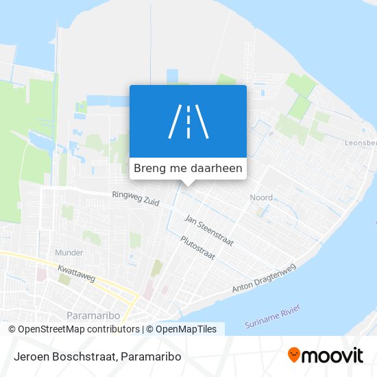 Jeroen Boschstraat kaart