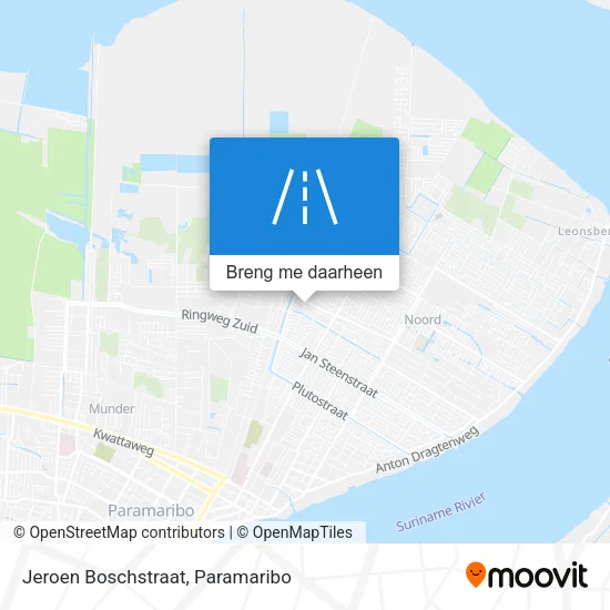 Jeroen Boschstraat kaart